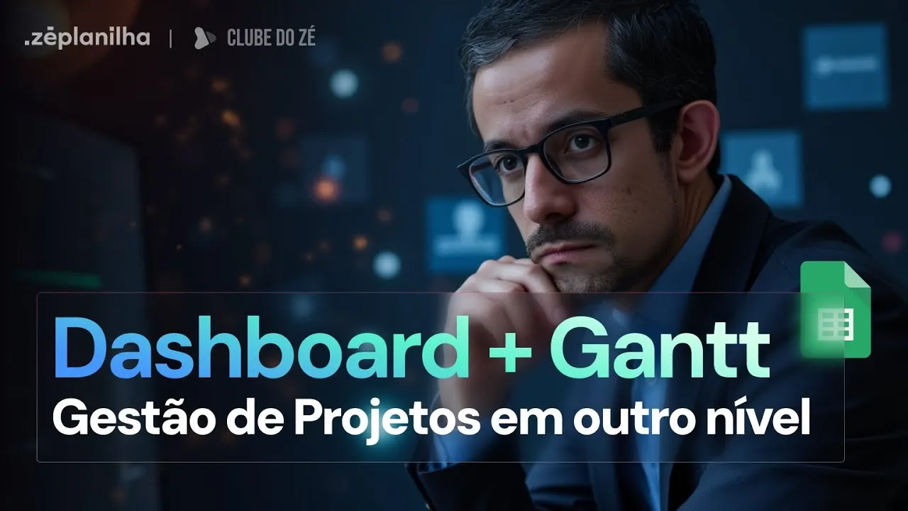 Dashboard de Projetos no Excel com Gráfico de Gantt
