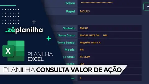 Planilha para Consultar Valor de Ações da Bolsa no Excel (Grátis)